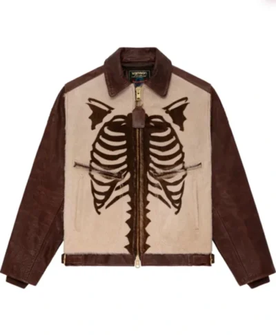 Aime Leon Dore Vanson Brown Bones Jacket