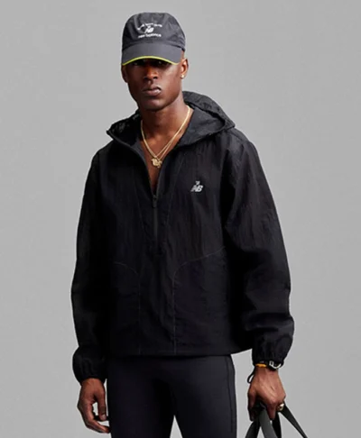 Aimé Leon Dore x New Balance SS26 Black Jacket
