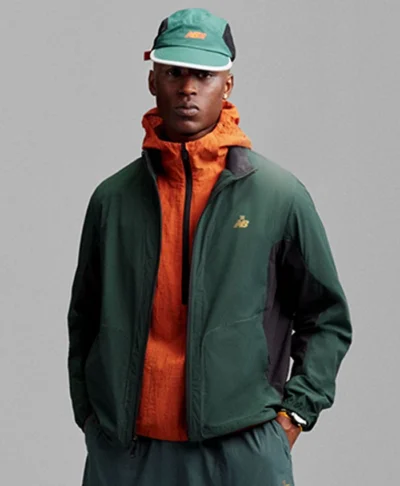 Aimé Leon Dore x New Balance SS26 Green Jacket