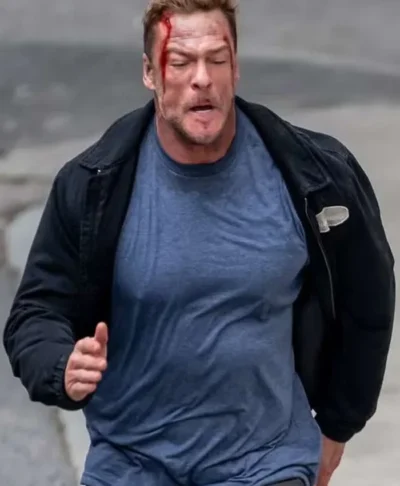 Alan Ritchson Reacher S4 Black Jacket