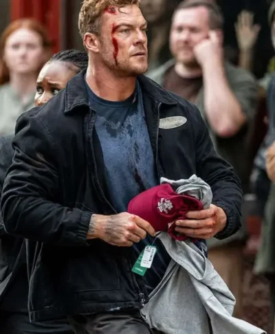 Alan Ritchson Reacher S4 Black Jacket