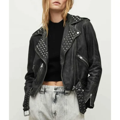 Alexis Kaufman WWE Raw Leather Jacket