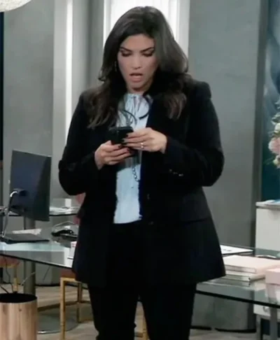 Amanda Setton General Hospital Tweed Blazer