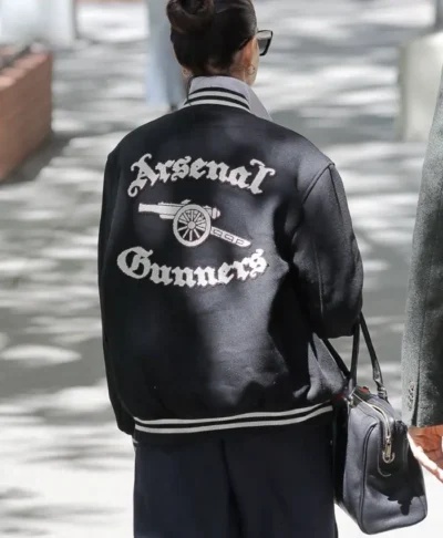 Anne Hathaway Arsenal Gunners Varsity Jacket