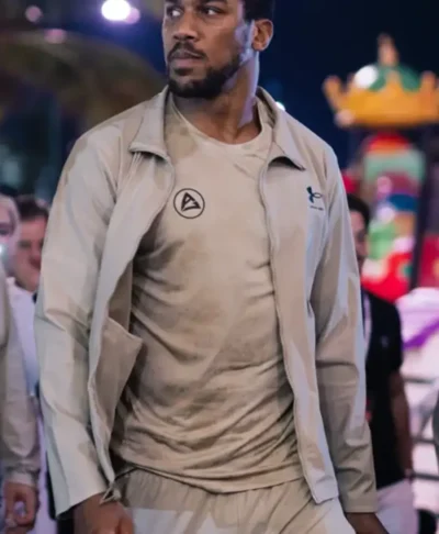 Anthony Joshua Under Armour Beige Jacket