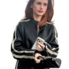 Ariana Grande Concert Madelaine Petsch Black Leather Jacket