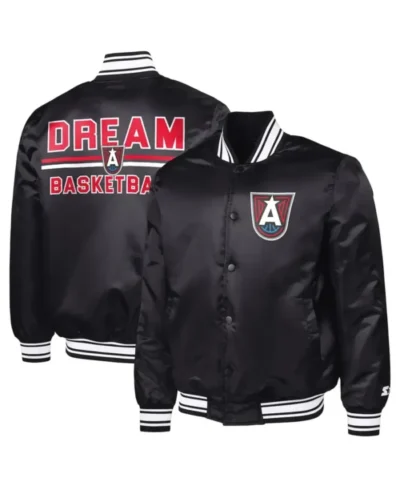 Atlanta Dream Starter Satin Varsity Jacket