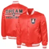 Atlanta Dream Starter Satin Varsity Jacket