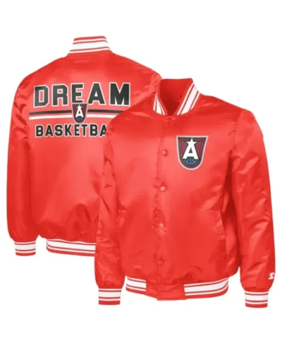 Atlanta Dream Starter Satin Varsity Jacket