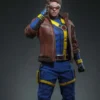 Avengers Doomsday Cyclops Brown Leather Jacket