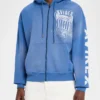 Avirex Distress Icon Patch Washed Full-Zip Hoodie