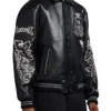 Avirex Goth Black Leather Jacket