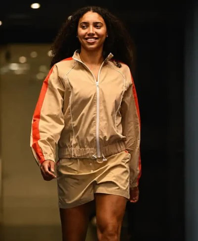 Azzi Fudd Dallas Wings Windbreaker Jacket