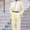 Bad Bunny Haute Couture Yellow Suit