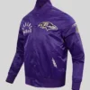 Baltimore Ravens Purple Satin Jacket