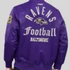 Baltimore Ravens Purple Satin Jacket