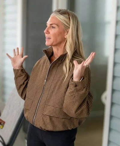 Battle on the Beach Season 5 Sarah Baeumler Houndstooth Jacket