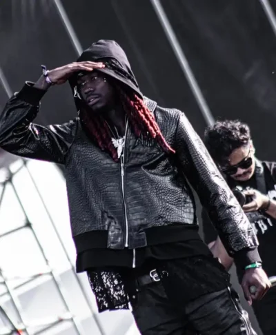 Beach Fest 2026 ApolloRed1 Leather Bomber Jacket