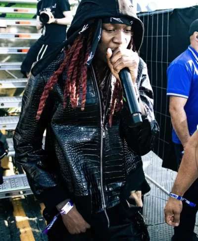 Beach Fest 2026 ApolloRed1 Leather Bomber Jacket