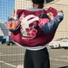 Bella Shmurda Pop Riot Petals Varsity Jacket