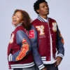 Bella Shmurda Pop Riot Petals Varsity Jacket