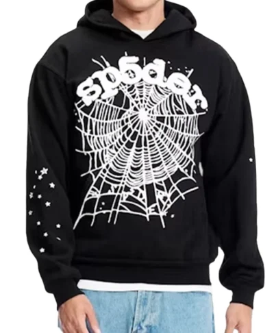 Black And White Sp5der Hoodie