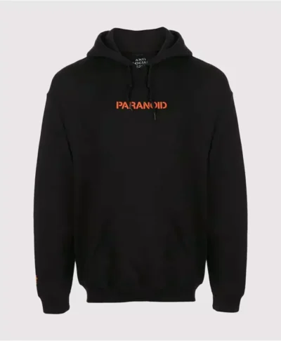 Black Anti Social Social Club Paranoid Hoodie