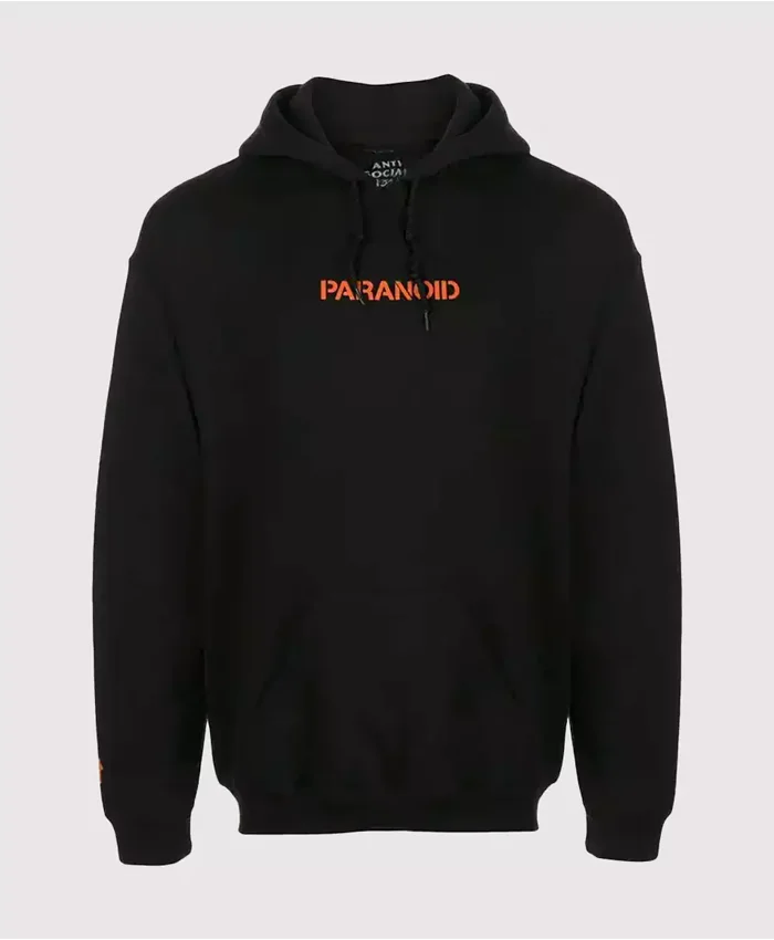 Black Anti Social Social Club Paranoid Hoodie