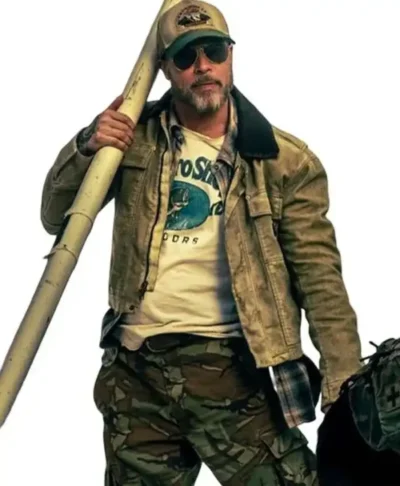 Brad Pitt Heart of the Beast 2026 Brown Jacket