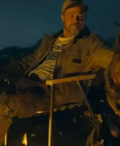 Brad Pitt Heart of the Beast 2026 Brown Jacket