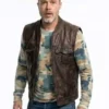 Brad Pitt Heart of the Beast 2026 Brown Vest