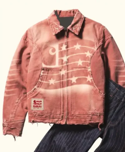 CJ x Carhartt x Nike Pink American Denim Jacket