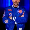 CM Punk Chicago Cubs Blue Jacket