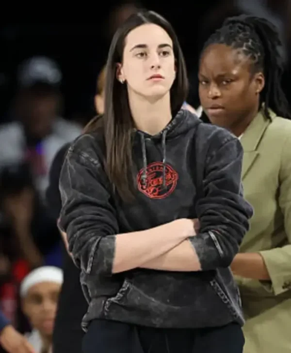 Caitlin Clark WNBA 2025 Playoffs Semifinal Black Hoodie