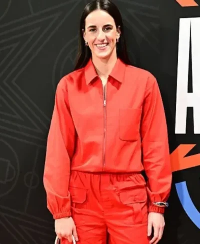 Caitlin Clark WNBA All-Star 2026 Red Jacket