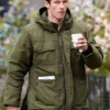 Callum Turner One Night Only Green Puffer Jacket
