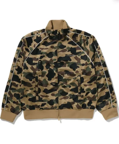 Camo Logo Relaxed Track Jacket