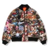 Camo Multi Badge MA-1 Jacket