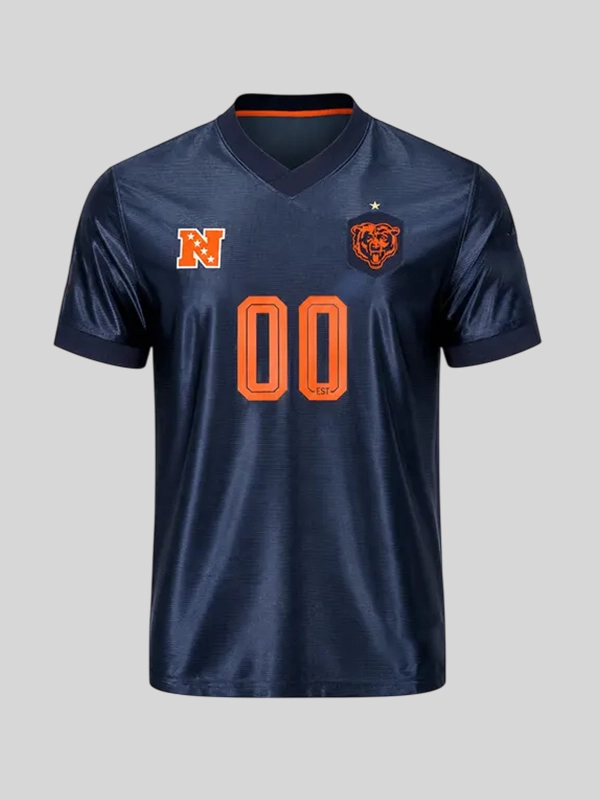 Chicago Bears Football x Football V-Neck Custom Shirt