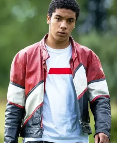 Chicken Town 2025 Jayce Ethaniel Davy Black Leather Jacket