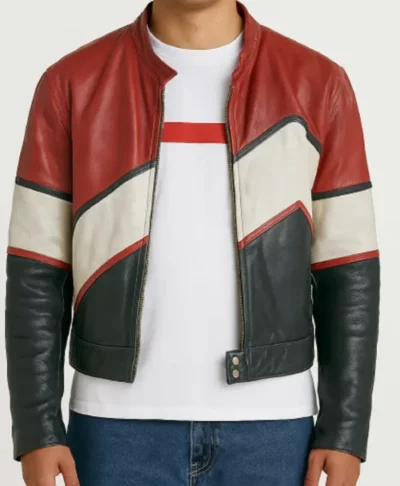 Chicken Town 2025 Jayce Ethaniel Davy Black Leather Jacket