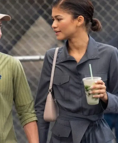 China 2026 Zendaya Wrap Tie Blazer