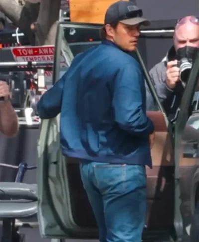 Chris Pratt The Terminal List Blue Jacket