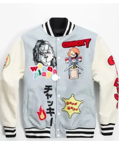 Chucky Good Guys Wanna Play Grey Jacket