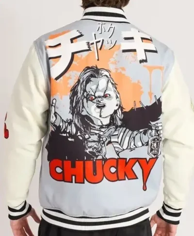 Chucky Good Guys Wanna Play Grey Jacket