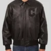 Cleveland Guardians Leather Jacket