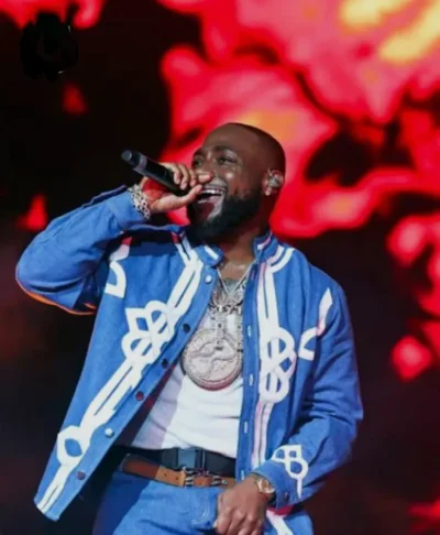 Coachella 2026 Davido Blue Tracksuit
