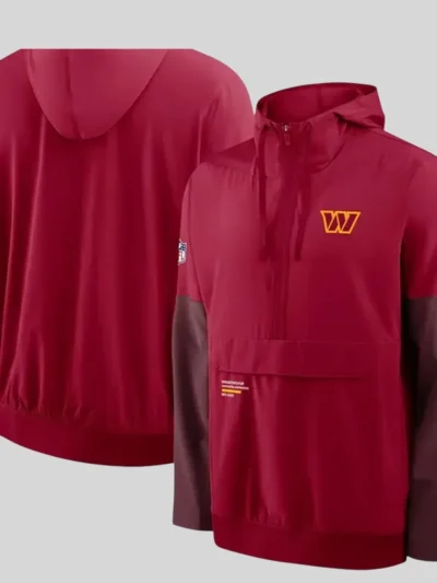 Commanders Nike Sideline Anorak Hoodie Jacket