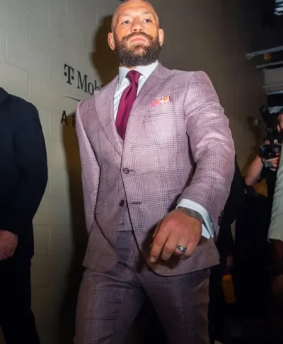Conor McGregor Grey Plaid Tuxedo