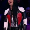 Corinne Foxx Black and White Leather Jacket